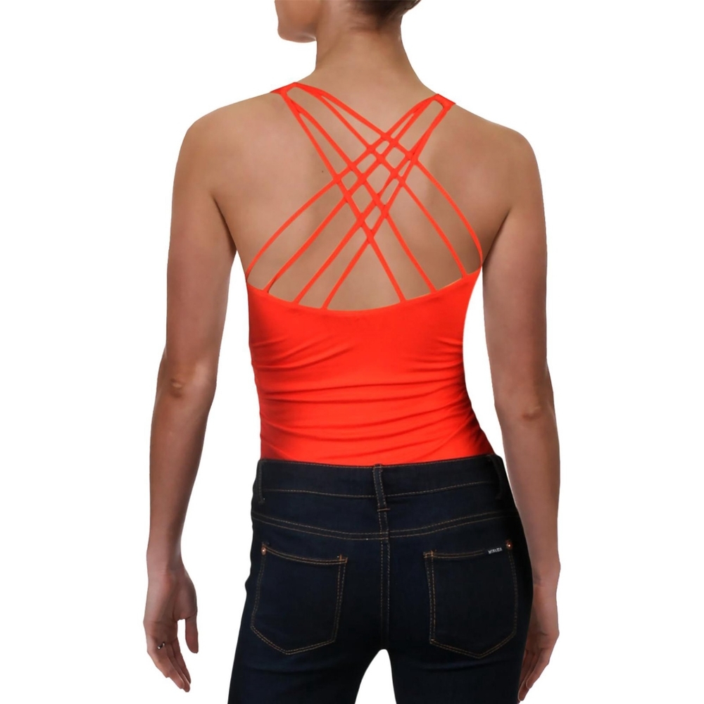 Marciano knit criss cross back bodysuit
